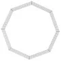 Rabbit cage 8 panels galvanized iron 54x60 cm by , Cages and habitats for small animals - Ref: Foro24-171574, Price: 30,40 €,...