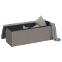 Light Gray Faux Linen Folding Storage Bench by , Benches for halls and storage - Ref: Foro24-374905, Price: 65,45 €, Discount: %