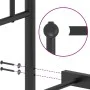 Bed frame with black metal headboard 100x190 cm by , Beds and slatted bases - Ref: Foro24-374333, Price: 68,78 €, Discount: %