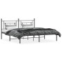 Bed frame with black metal headboard 183x213 cm by , Beds and slatted bases - Ref: Foro24-374344, Price: 106,96 €, Discount: %