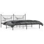Bettgestell mit schwarzem Metallkopfteil 200x200 cm von , Betten und Lattenroste - Ref: Foro24-374346, Preis: 120,71 €, Rabat...
