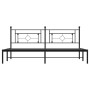 Bettgestell mit schwarzem Metallkopfteil 200x200 cm von , Betten und Lattenroste - Ref: Foro24-374346, Preis: 120,71 €, Rabat...