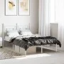 Bettgestell aus Metall mit weißem Kopfteil 120x200 cm von , Betten und Lattenroste - Ref: Foro24-374386, Preis: 86,71 €, Raba...