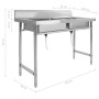 Doppelspülbecken aus Edelstahl von vidaXL, Sinkt - Ref: Foro24-144291, Preis: 234,12 €, Rabatt: %