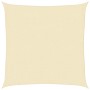 Toldo de vela crema HDPE 160 g/m² 3x3 m