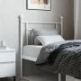 Cabecero de metal blanco 75 cm de , Cabeceros y pies de cama - Ref: Foro24-374414, Precio: 28,06 €, Descuento: %