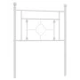 Cabecero de metal blanco 75 cm de , Cabeceros y pies de cama - Ref: Foro24-374414, Precio: 28,06 €, Descuento: %