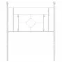 Cabecero de metal blanco 75 cm de , Cabeceros y pies de cama - Ref: Foro24-374414, Precio: 28,06 €, Descuento: %