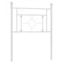 Cabecero de metal blanco 75 cm de , Cabeceros y pies de cama - Ref: Foro24-374414, Precio: 28,06 €, Descuento: %
