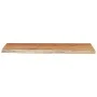 Rectangular wall shelf acacia wood live edge 80x30x2.5 cm by , Shelves and shelves - Ref: Foro24-370238, Price: 50,49 €, Disc...