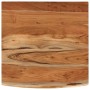 Square acacia wood wall shelf live edge 40x40x2.5 cm by , Shelves and shelves - Ref: Foro24-370246, Price: 31,00 €, Discount: %