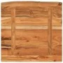 Square acacia wood wall shelf live edge 40x40x2.5 cm by , Shelves and shelves - Ref: Foro24-370246, Price: 29,17 €, Discount: %