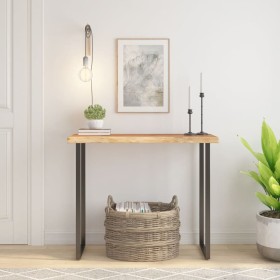 Rectangular acacia wood board live edge 100x40x2.5 cm by , Table tops - Ref: Foro24-370252, Price: 60,80 €, Discount: %
