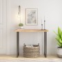 Rectangular acacia wood board live edge 100x40x2.5 cm by , Table tops - Ref: Foro24-370252, Price: 60,80 €, Discount: %