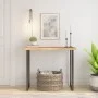 Rectangular acacia wood board live edge 100x40x2.5 cm by , Table tops - Ref: Foro24-370252, Price: 82,10 €, Discount: %