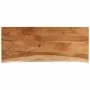Rectangular acacia wood board live edge 100x40x2.5 cm by , Table tops - Ref: Foro24-370252, Price: 82,10 €, Discount: %