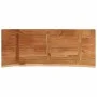 Rectangular acacia wood board live edge 100x40x2.5 cm by , Table tops - Ref: Foro24-370252, Price: 82,10 €, Discount: %