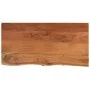Rechteckiges Brett aus Akazienholz mit lebender Kante, 80 x 40 x 2,5 cm von , Tischplatten - Ref: Foro24-370250, Preis: 69,55...