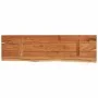 Rectangular wall shelf acacia wood live edge 70x20x3.8 cm by , Shelves and shelves - Ref: Foro24-370273, Price: 49,09 €, Disc...