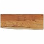 Rechteckiges Wandregal aus Akazienholz mit lebender Kante, 50 x 20 x 3,8 cm von , Regale und Regale - Ref: Foro24-370271, Pre...