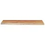 Rectangular wall shelf acacia wood live edge 50x20x3.8 cm by , Shelves and shelves - Ref: Foro24-370271, Price: 34,57 €, Disc...