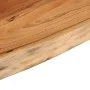 Rectangular wall shelf acacia wood live edge 50x20x3.8 cm by , Shelves and shelves - Ref: Foro24-370271, Price: 34,57 €, Disc...