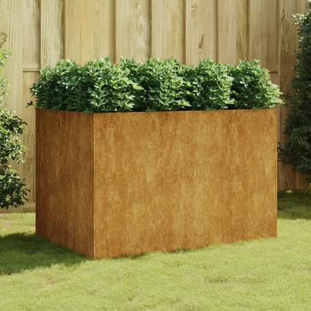 Jardinera acero corten 120x80x80 cm en Maceteros y jardineras | Comprar online en Foro24