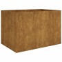 Jardinera acero corten 120x80x80 cm en Maceteros y jardineras | Comprar online en Foro24