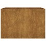 Jardinera acero corten 120x80x80 cm en Maceteros y jardineras | Comprar online en Foro24