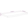 Rectangular wall shelf acacia wood live edge 60x30x3.8 cm by , Shelves and shelves - Ref: Foro24-370284, Price: 42,27 €, Disc...