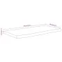 Rectangular wall shelf acacia wood live edge 60x30x3.8 cm by , Shelves and shelves - Ref: Foro24-370284, Price: 47,13 €, Disc...