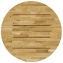 Solid oak round table surface 23 mm thick, 700 mm in diameter. by vidaXL, Table tops - Ref: Foro24-245984, Price: 97,72 €, Di...