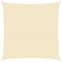 Toldo de vela crema HDPE 160 g/m² 6x6 m