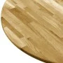 Solid oak round table surface 23 mm thick, 700 mm in diameter. by vidaXL, Table tops - Ref: Foro24-245984, Price: 96,41 €, Di...