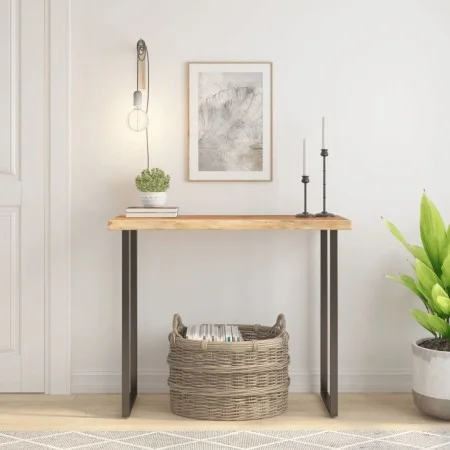 Rectangular board acacia wood live edge 90x40x3.8 cm by , Table tops - Ref: Foro24-370299, Price: 98,87 €, Discount: %