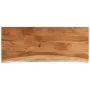 Rectangular board acacia wood live edge 90x40x3.8 cm by , Table tops - Ref: Foro24-370299, Price: 98,87 €, Discount: %
