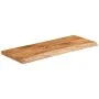 Rectangular board acacia wood live edge 90x40x3.8 cm by , Table tops - Ref: Foro24-370299, Price: 98,87 €, Discount: %