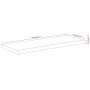 Rechteckiges Brett aus Akazienholz mit lebender Kante, 90 x 40 x 3,8 cm von , Tischplatten - Ref: Foro24-370299, Preis: 66,17...