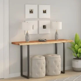 Rectangular board acacia wood live edge 110x40x3.8 cm by , Table tops - Ref: Foro24-370301, Price: 95,18 €, Discount: %