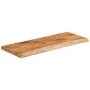 Tablero rectangular madera de acacia borde vivo 110x40x3,8 cm de , Tableros para mesas - Ref: Foro24-370301, Precio: 95,12 €,...