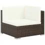 7-piece garden furniture set and brown synthetic rattan cushions by vidaXL, Garden sets - Ref: Foro24-44597, Price: 602,77 €,...