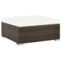7-teiliges Gartenmöbel-Set und braune synthetische Rattankissen von vidaXL, Gartensets - Ref: Foro24-44597, Preis: 611,53 €, ...