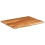 Rechteckiges Brett aus Akazienholz mit lebender Kante, 90 x 80 x 2,5 cm von , Schreibtischzubehör und Produkte - Ref: Foro24-...