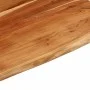 Rechteckiges Brett aus Akazienholz mit lebender Kante, 90 x 80 x 2,5 cm von , Schreibtischzubehör und Produkte - Ref: Foro24-...