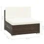 7-piece garden furniture set and brown synthetic rattan cushions by vidaXL, Garden sets - Ref: Foro24-44597, Price: 602,77 €,...