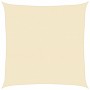 Toldo de vela crema HDPE 160 g/m² 7x7 m
