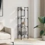 Librería de 4 estantes madera gris Sonoma 35x30x138,5 cm de , Librerías y estanterías - Ref: Foro24-838851, Precio: 43,86 €, ...