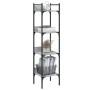 Librería de 4 estantes madera gris Sonoma 35x30x138,5 cm de , Librerías y estanterías - Ref: Foro24-838851, Precio: 44,41 €