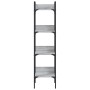 Librería de 4 estantes madera gris Sonoma 35x30x138,5 cm de , Librerías y estanterías - Ref: Foro24-838851, Precio: 44,41 €