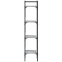 Librería de 4 estantes madera gris Sonoma 35x30x138,5 cm de , Librerías y estanterías - Ref: Foro24-838851, Precio: 44,41 €